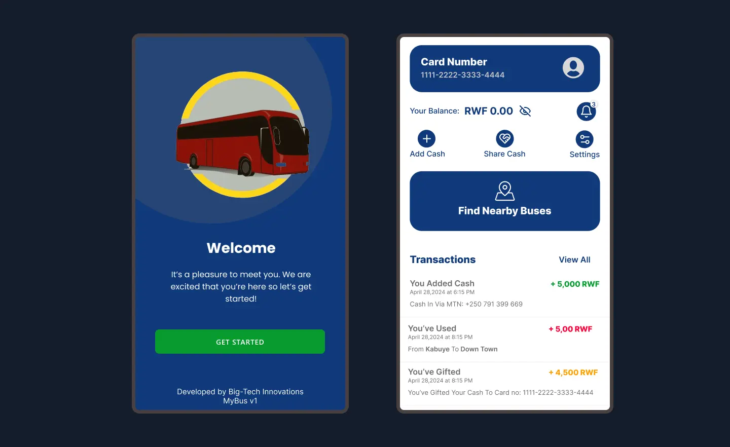 MyBusApp (Personal Project)